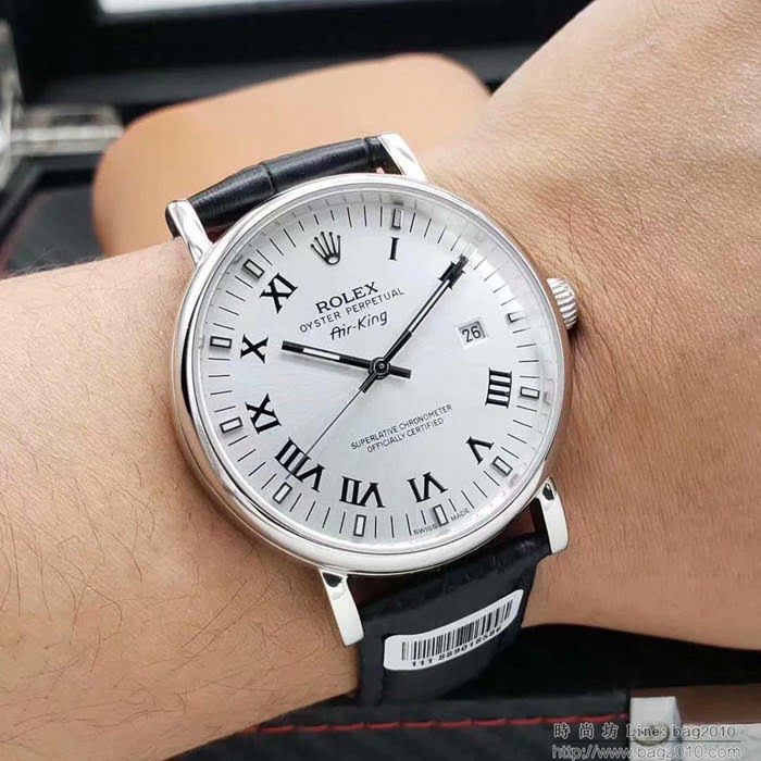 ROLEX勞力士 2019款 切利尼 百搭款 深邃藍 針扣 背透 防水 男士腕表  wssb4204